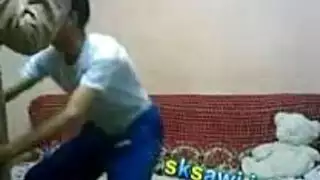 بورن مصري صريح: كريم والقنبلة الناضجة أم نوال في مشهد إباحي