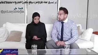 فتاة محجبة مثيرة تمارس الجنس في فيلم عربي صريح